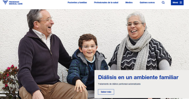 Portada web Fresenius Medical Care España