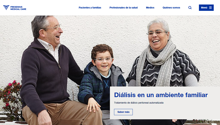 Portada web Fresenius Medical Care España